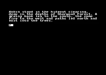 Robin Of Sherlock (UK) (1986) screen shot game playing